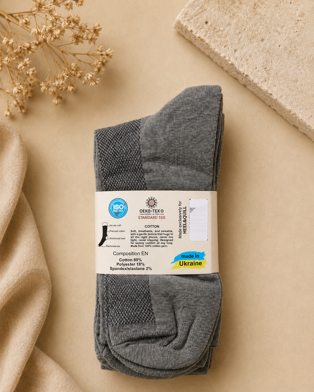 Men's Cotton Trekking — 3 Pack