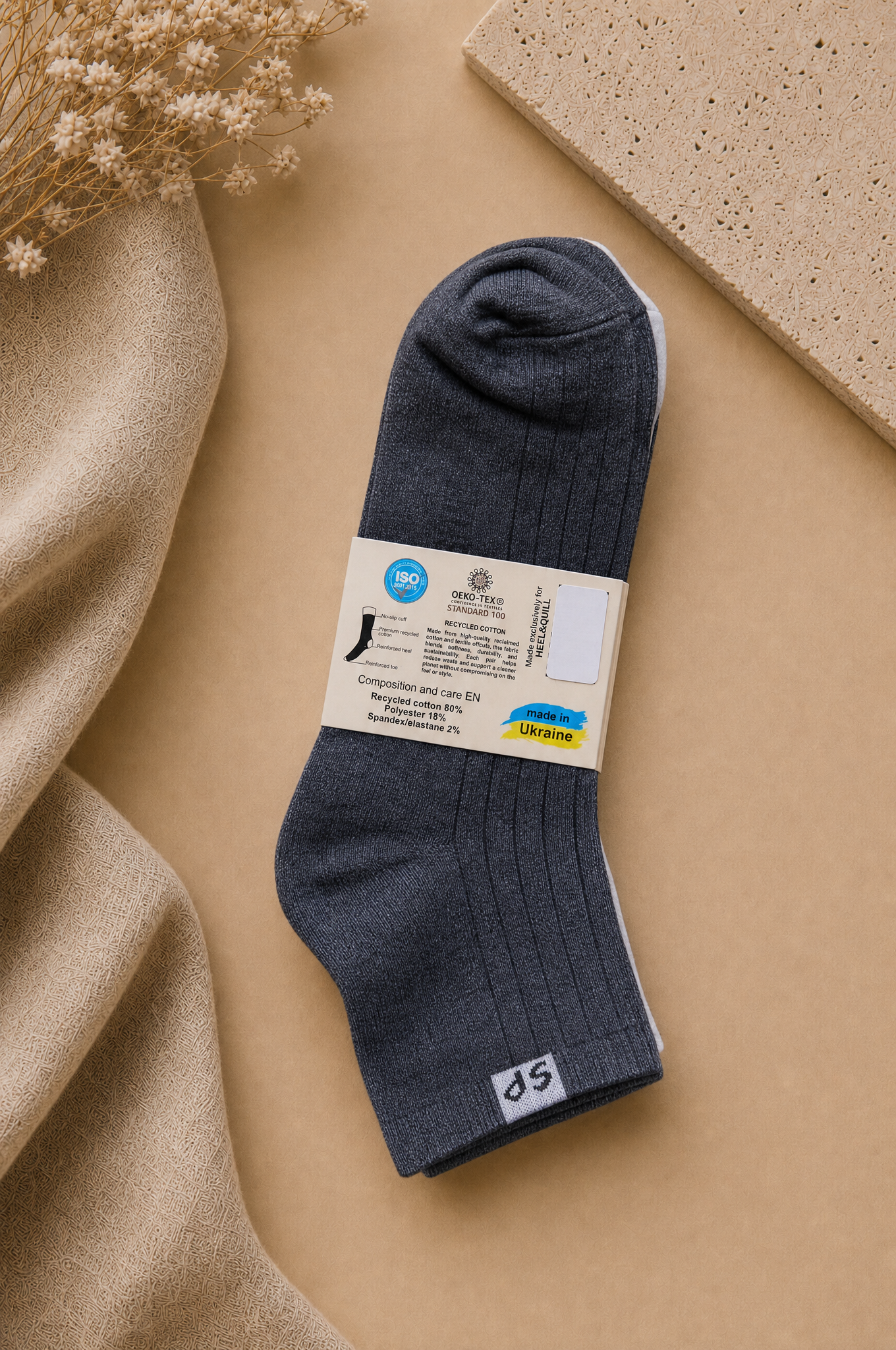 Men's Recycled Cotton Crew — 5 Pack