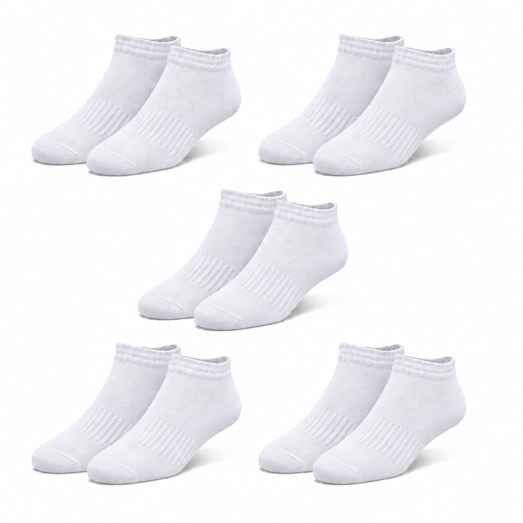 Men's Recycled Cotton Ankle with Mesh  — 5 Pack