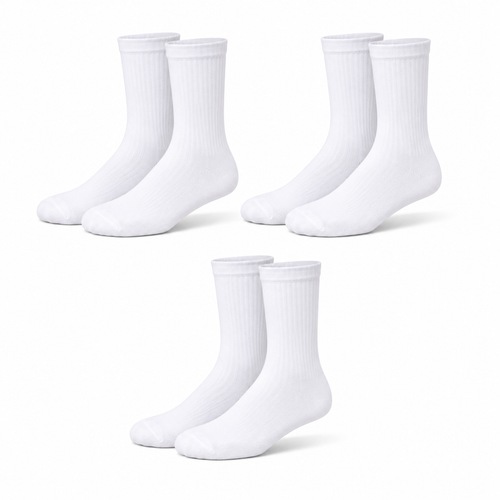Men's Cotton Athletic Crew — 3 Pack
