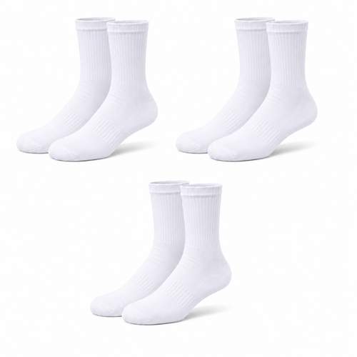 Men's Cotton Tennis with Terry Sole — 3 Pack