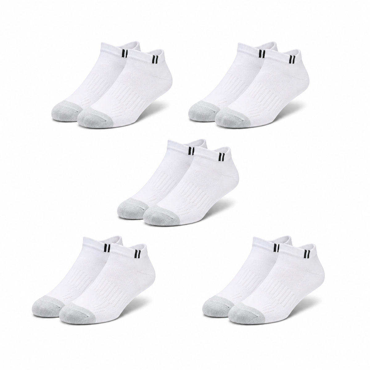Men's Recycled Cotton Ankle — 5 Pack