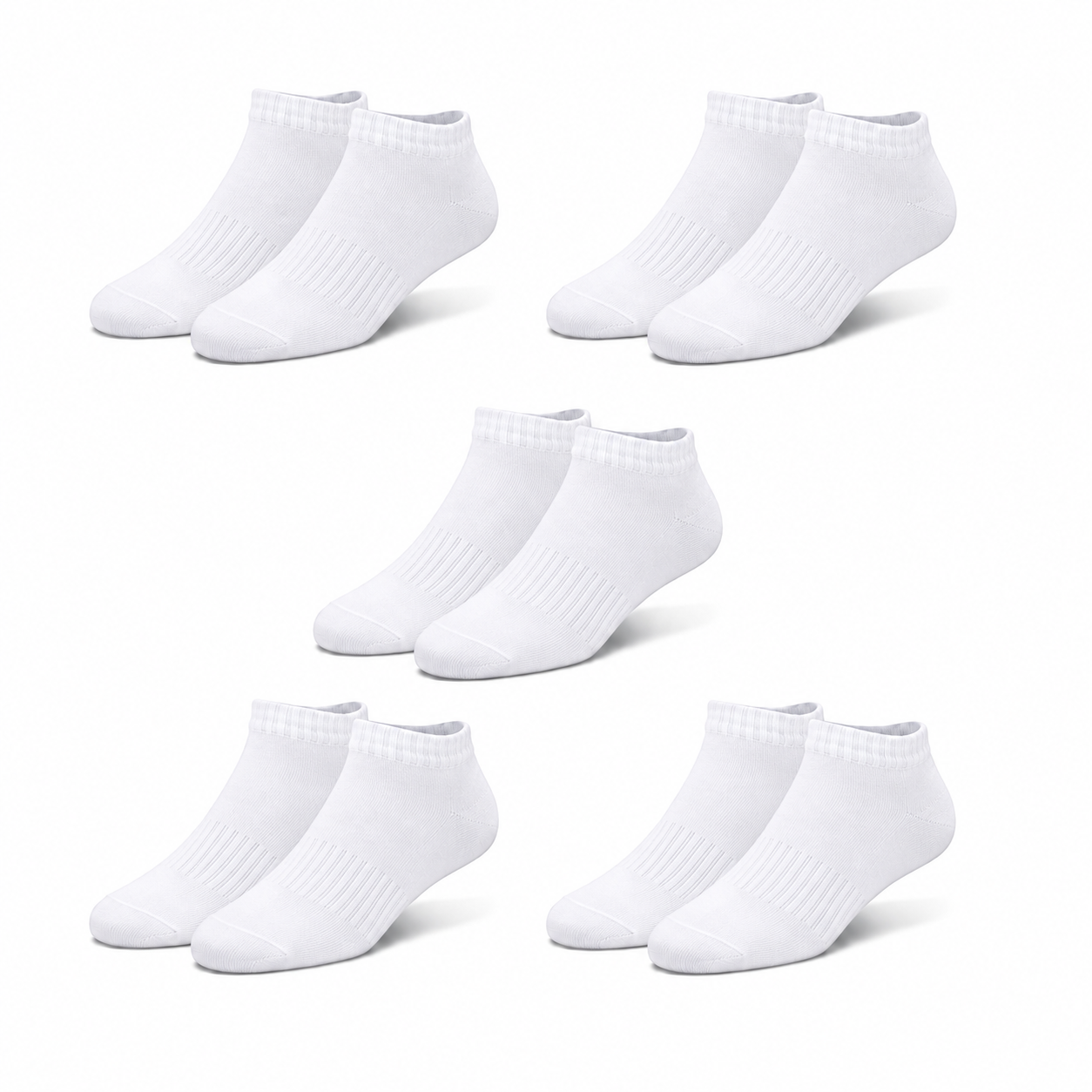 Men's Cotton Ankle — 5 Pack