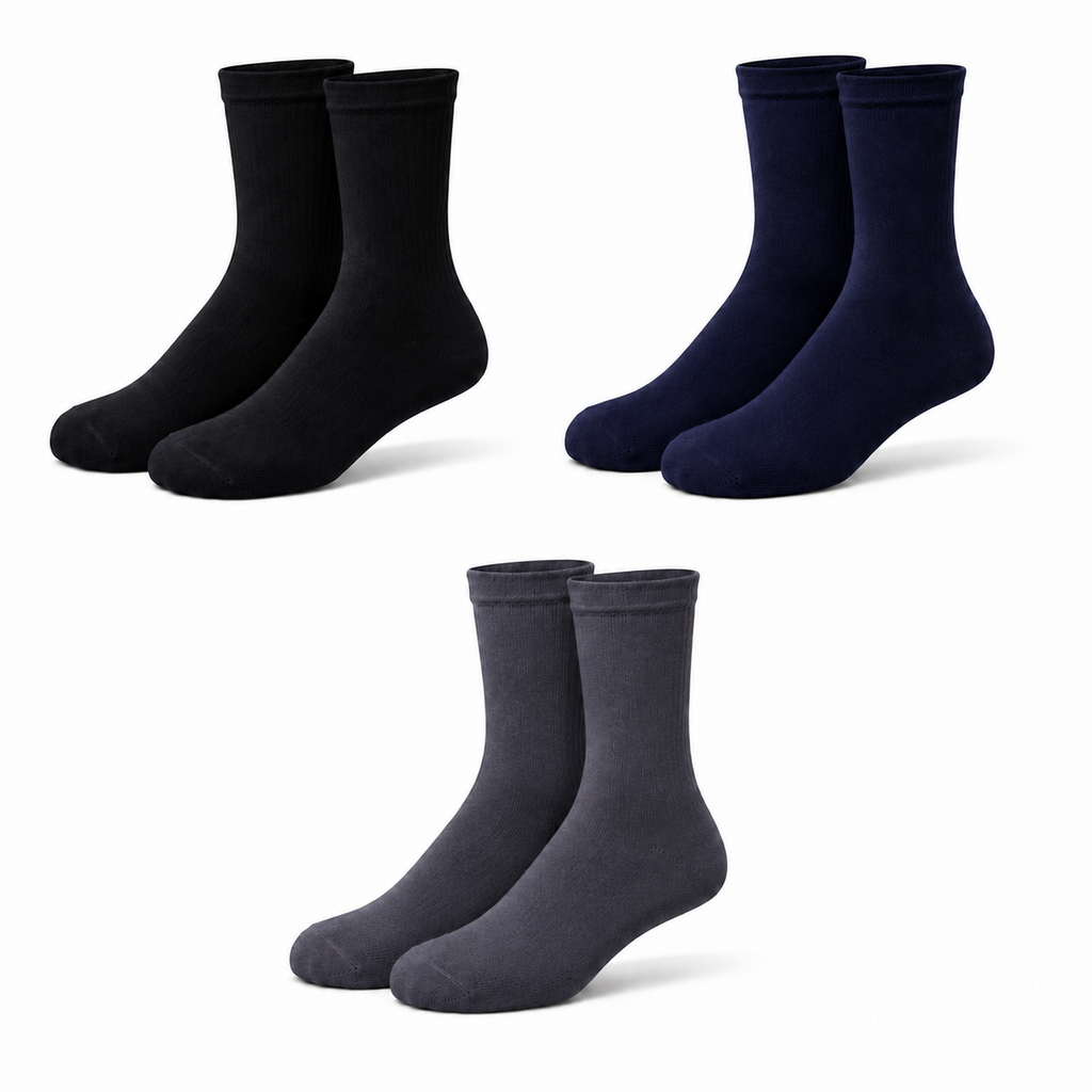Men's Cotton Crew — 3 Pack