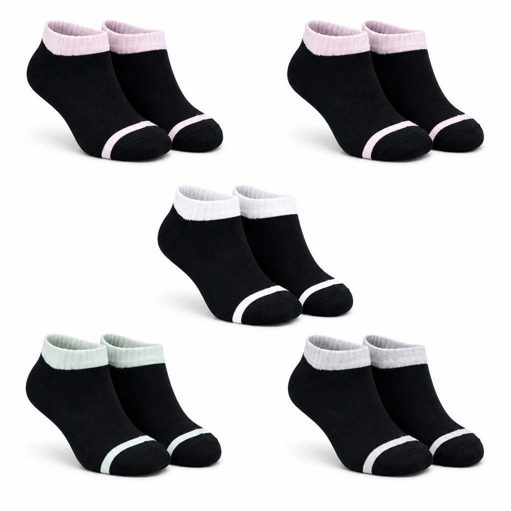 Women's Recycled Cotton Ankle — 5 Pack