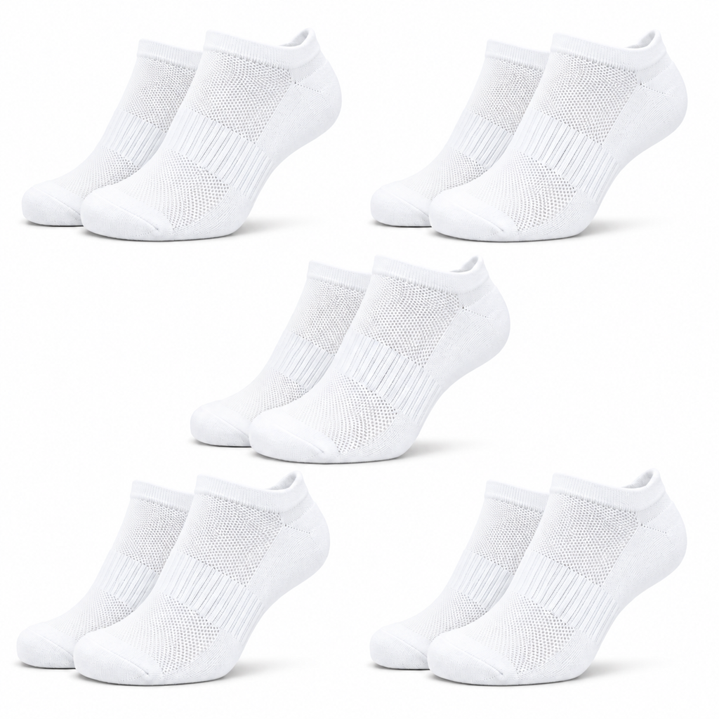 Women's Cotton Ankle with Mesh — 5 Pack