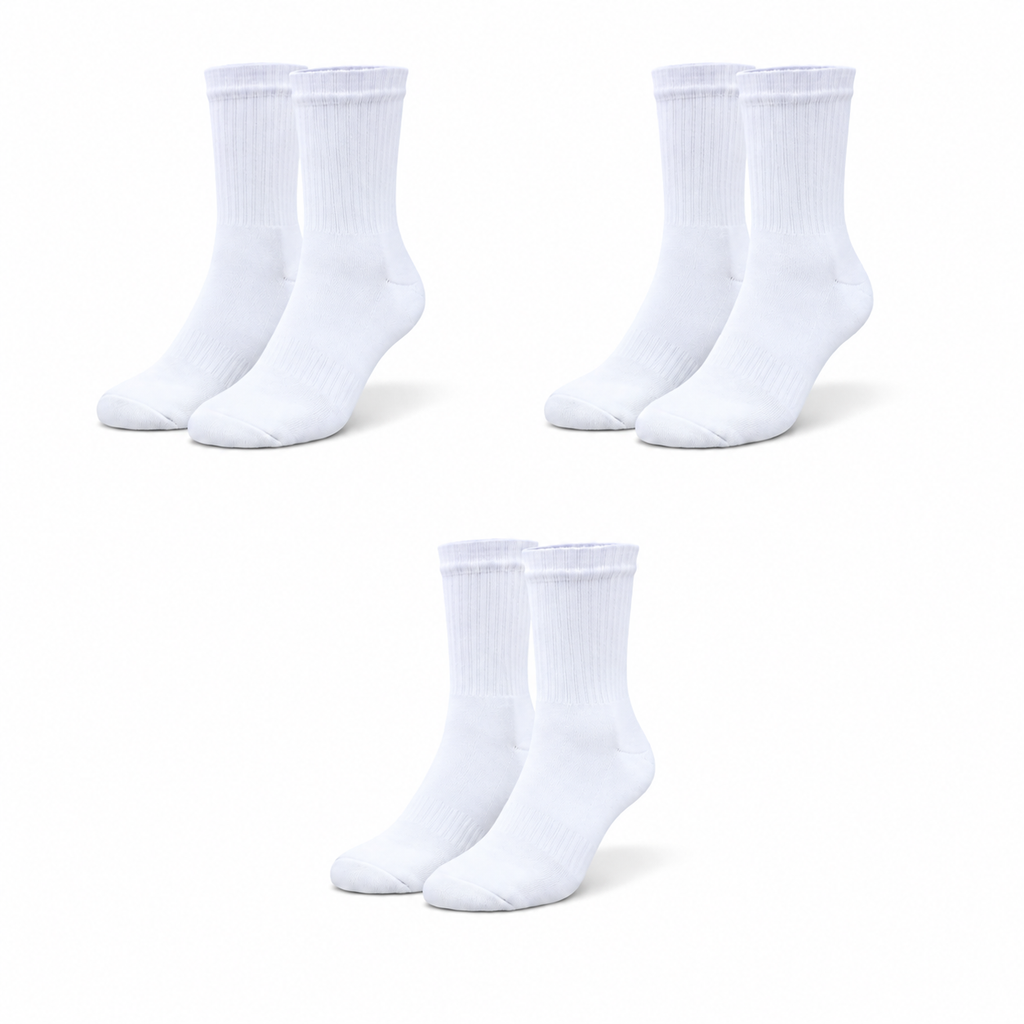 Women's Cotton Tennis with Terry Sole — 3 Pack