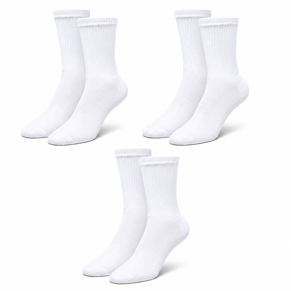 Women's Cotton Tennis — 3 & 5 Pack