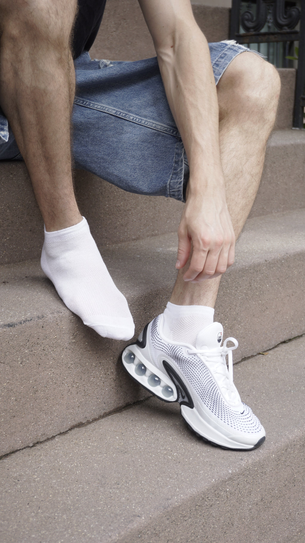 Men's Recycled Cotton Ankle with Mesh  — 5 Pack