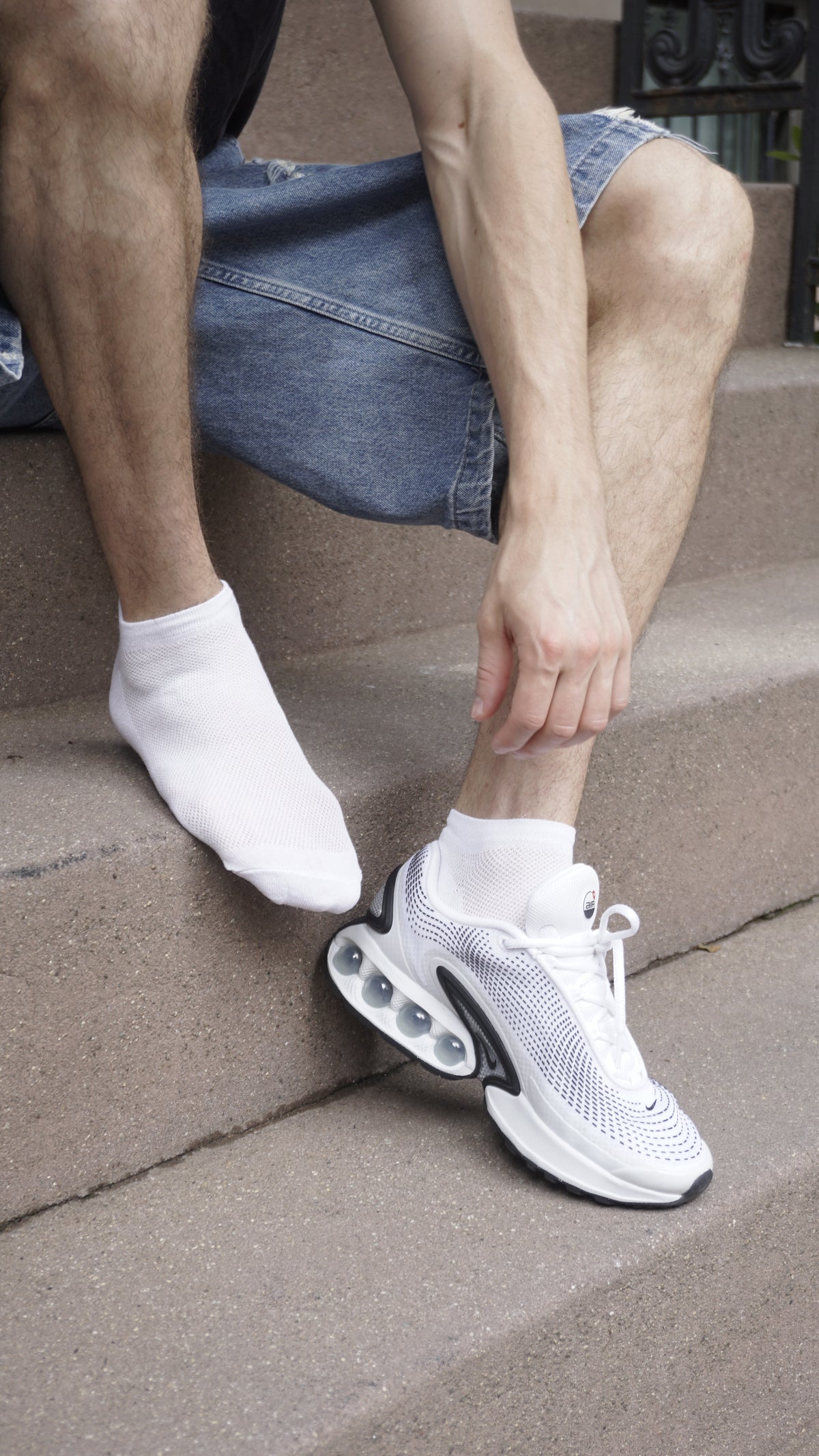 Men's Recycled Cotton Ankle with Mesh  — 5 Pack