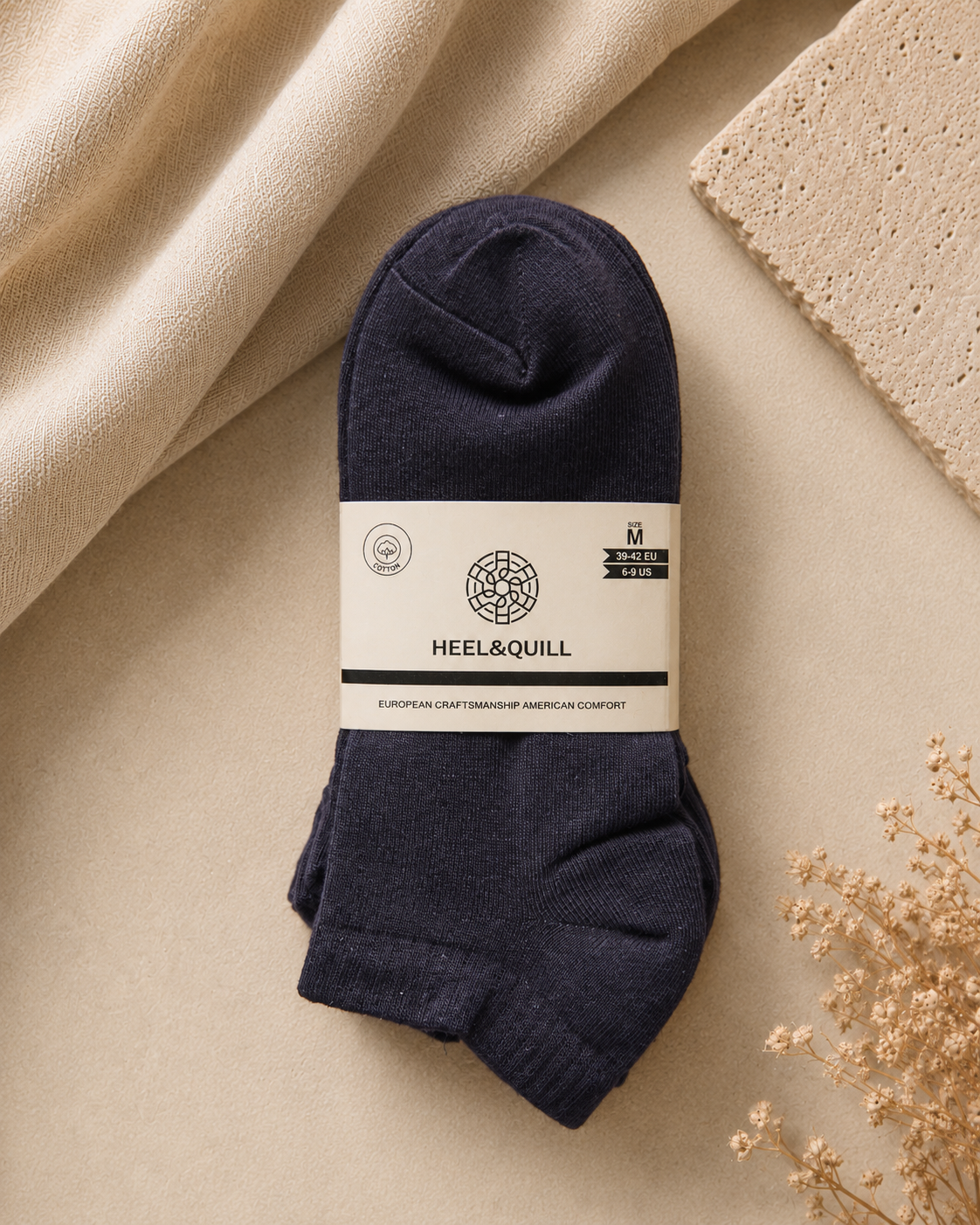 Men's Cotton Ankle — 5 Pack
