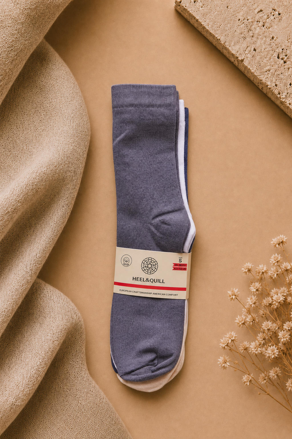 Women's Cotton Crew — 5 Pack
