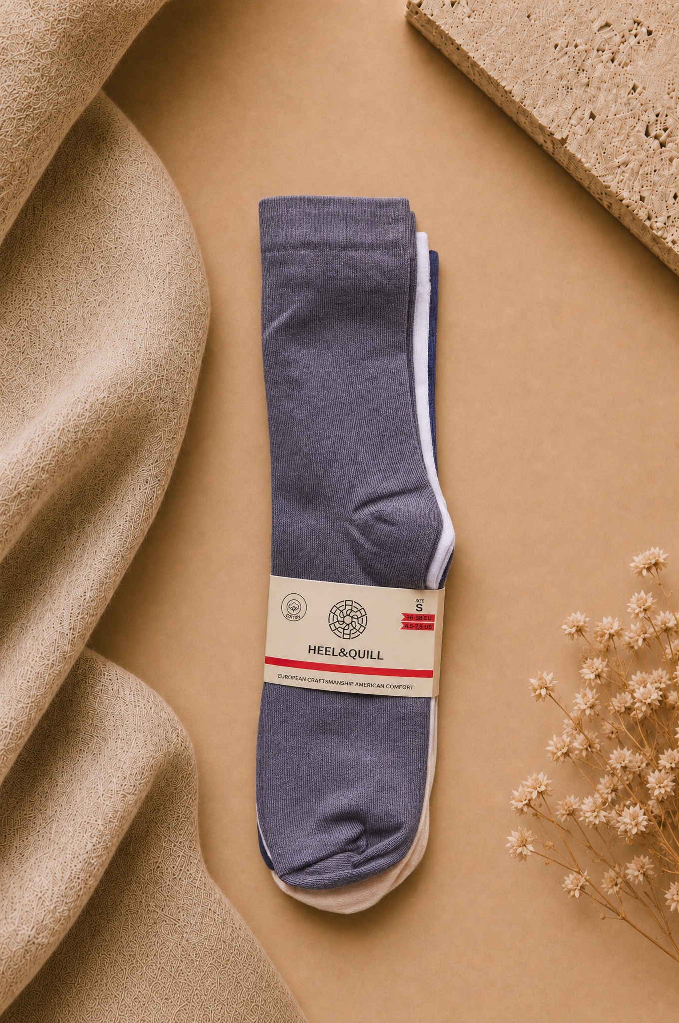 Women's Cotton Crew — 5 Pack