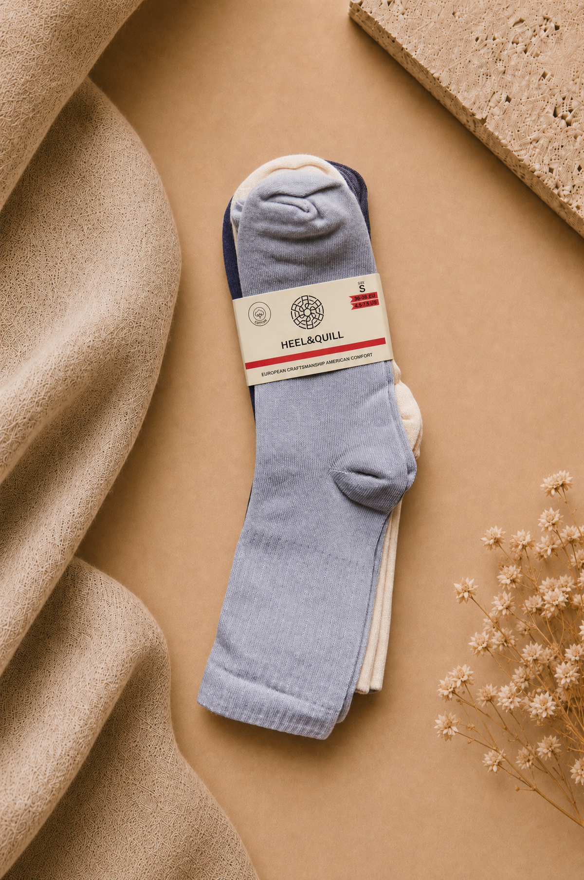 Women's Cotton Tennis — 3 & 5 Pack