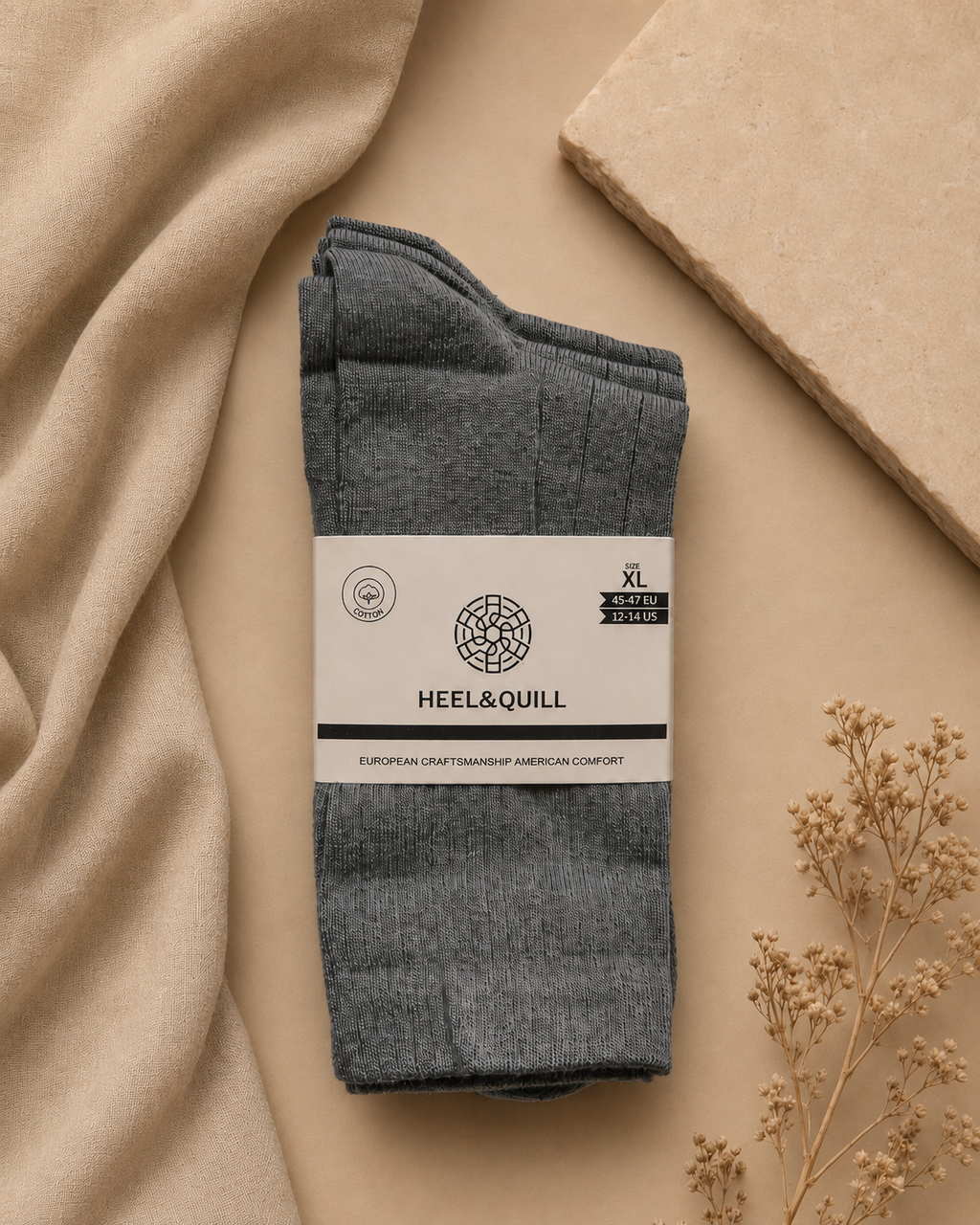 Men's Cotton Trekking — 3 Pack