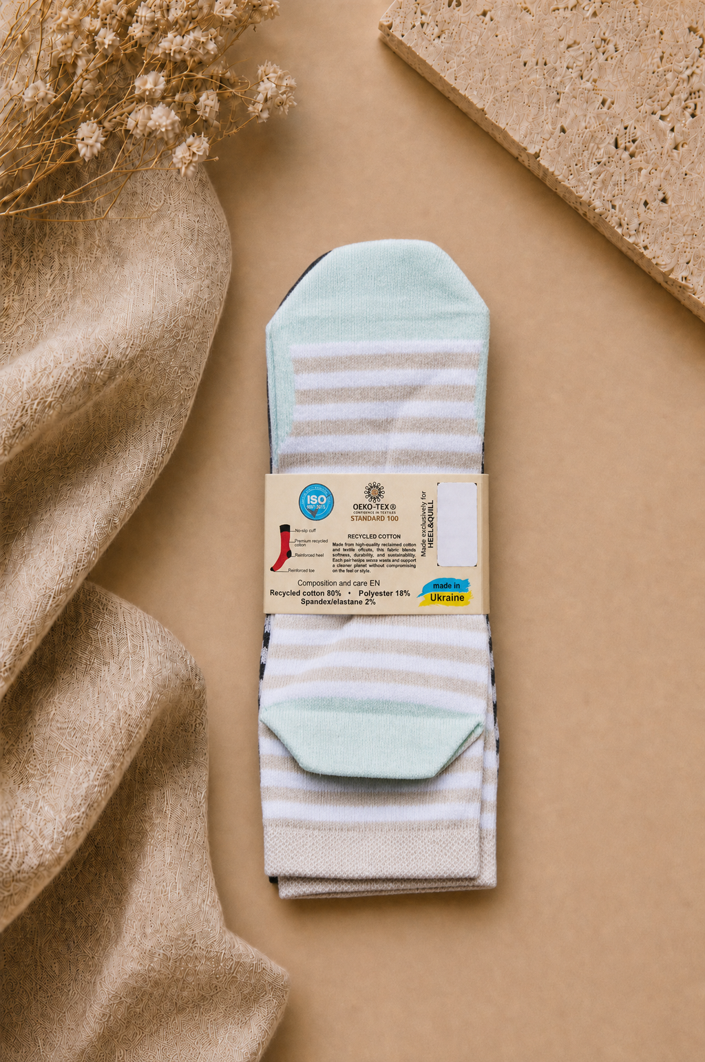 Women's Recycled Cotton Ankle with Cat — 5 Pack